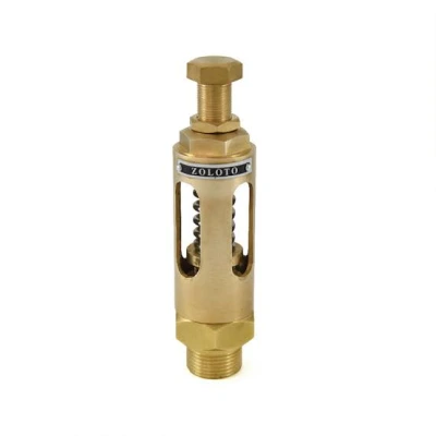 ZOLOTO Bronze Spring Loaded Safety Relief Valve, Open Discharge (Screwed) (1094)
